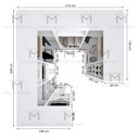 Ver imagem 2 de KIT CLOSET MODULAR M264.B MUNDI MOVEIS