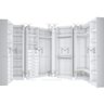 KIT CLOSET MODULAR M264.B MUNDI MOVEIS - 5
