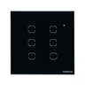 Interruptor Smart Wi-fi Touch 6 Teclas Preto Ews 1006 - 1