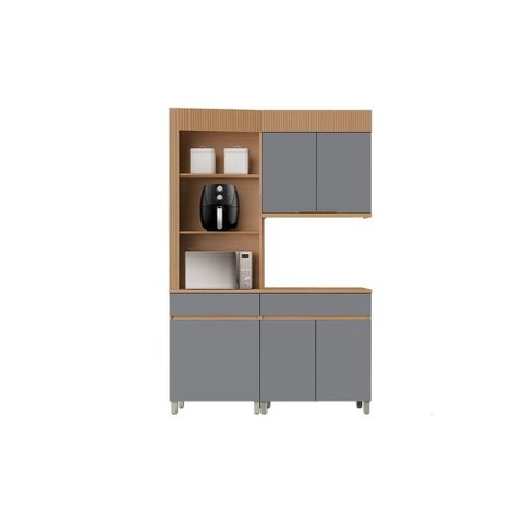 Cozinha Modulada Nesher Realeza 3 Peças Cz107 Carvalho/titânio