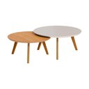 Ver imagem 1 de Conjunto de Mesa Classic Centro Redonda - Off White Nature