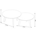 Ver imagem 2 de Conjunto de Mesa Classic Centro Redonda - Off White Nature