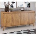 Ver imagem 1 de Buffet Aparador 4 Portas Eifel Espresso Móveis