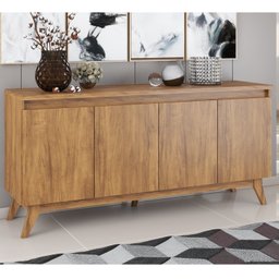 Buffet Aparador 4 Portas Eifel Espresso Móveis - 1