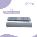 Ver imagem 4 de Kit com 2 espumas para Mop esponja - Simplo