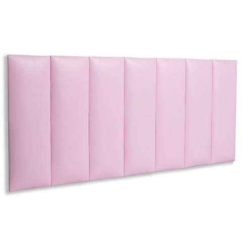 Cabeceira Modulada Adesiva Estofada Casal - Kit 7 Placas