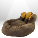 Ver imagem 4 de Cama de Pelúcia para Pets Desenho Pata 12x43cm Marrom