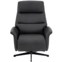 Ver imagem 2 de Poltrona Reclinável Massageadora Base Giratória Magnet R01 Preto - Lyam Decor