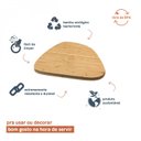 Ver imagem 3 de Tábua Irregular de Bambu Arredondada 36cm Oikos