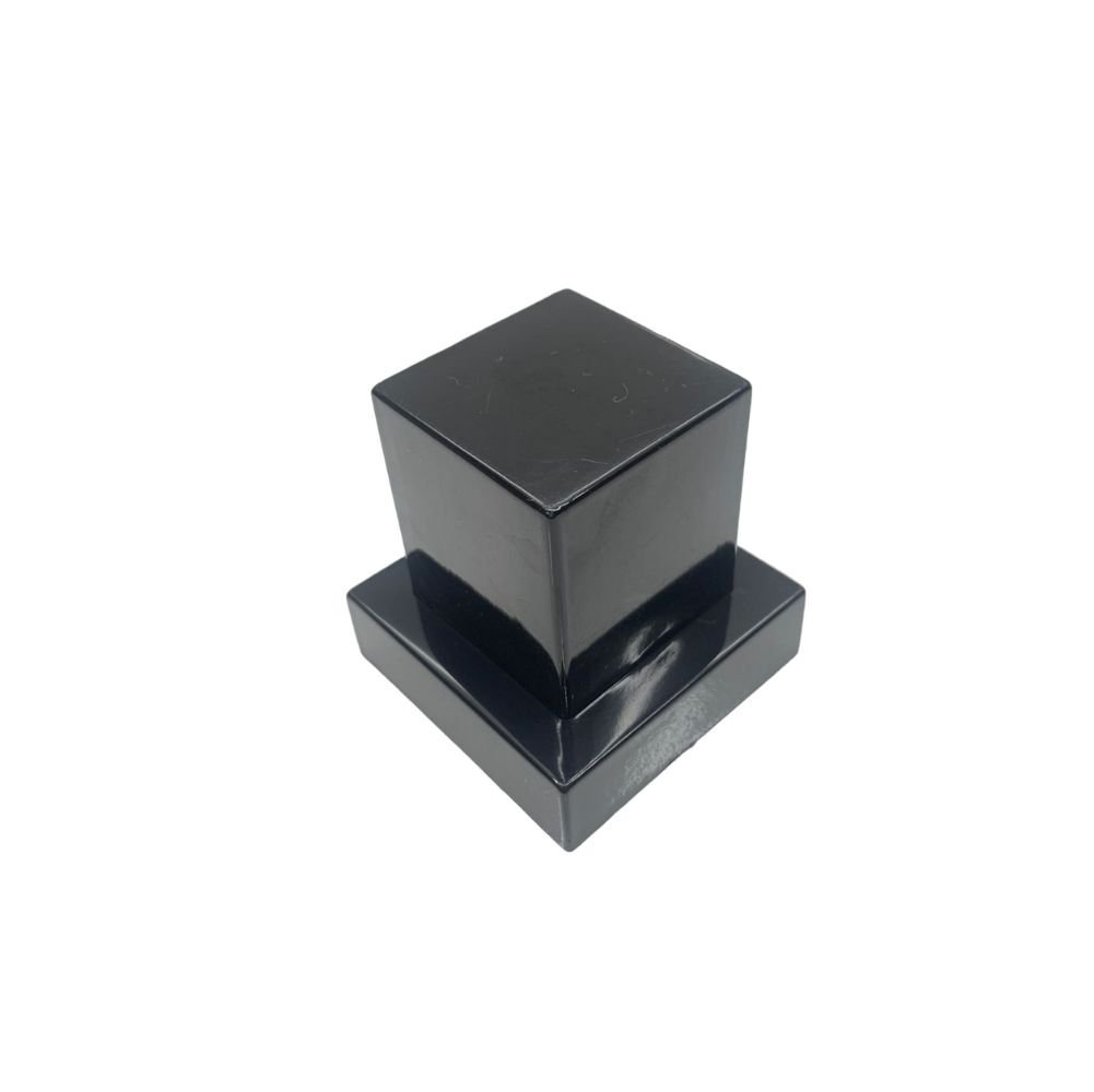 Acabamento para Registro Quadrado em ABS Preto:Preto - 1