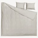 Ver imagem 1 de Capa de Edredom Duvet Percal Queen 240x260cm - Bege C/ Zíper + Fronha FASTLAR Capa Duvet Queen
