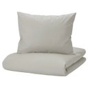 Ver imagem 2 de Capa de Edredom Duvet Percal Queen 240x260cm - Bege C/ Zíper + Fronha FASTLAR Capa Duvet Queen