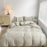 Capa de Edredom Duvet Percal Queen 240x260cm - Bege C/ Zíper + Fronha FASTLAR Capa Duvet Queen - 3