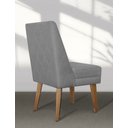 Ver imagem 3 de Kit 4 Cadeiras de Jantar Maria Linho Cinza Claro Linho Cinza Claro