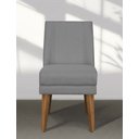 Ver imagem 1 de Kit 4 Cadeiras de Jantar Maria Linho Cinza Claro Linho Cinza Claro