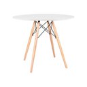 Ver imagem 3 de Mesa de Jantar Redonda Eames Eiffel 120cm Branca