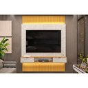 Ver imagem 1 de Home P- Tv até 75 Polegadas Hit 1900 Extensível 100% Mdf C- Led de 240 a 290cm Cedro-quartzo - Dj