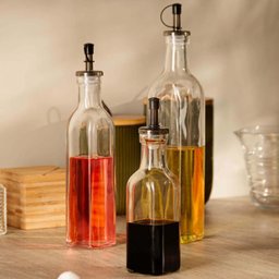 12 Garrafas de Vidro 510ml com Bico Dosador Frasco de Azeite Vinagre Lyor - 2