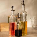 Ver mais imagens de 12 Garrafas de Vidro 510ml com Bico Dosador Frasco de Azeite Vinagre Lyor