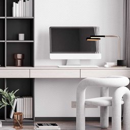 Papel de Parede Poá Textura Branca Suave em Cinza - 2,5m - 1