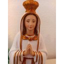 Ver imagem 2 de Imagem Nossa Senhora De Fátima 30cm Manto Em Glitter