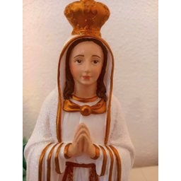 Imagem Nossa Senhora De Fátima 30cm Manto Em Glitter - 2