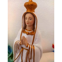 Imagem Nossa Senhora De Fátima 30cm Manto Em Glitter - 3