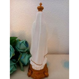 Imagem Nossa Senhora De Fátima 30cm Manto Em Glitter - 4