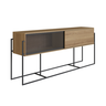 Buffet Aparador Industrial Retrô 2 Portas de Correr Madeira/Aço 188cm York - 2