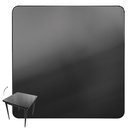 Ver imagem 3 de Cj Mesa Madeira 80x80cm - Base 4pé 78cm + 4 Cadeiras 43 - Preta - Liso