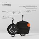 Ver imagem 5 de Kit Churrasco Completo Grill de Ferro Fundido Panela Mineira