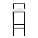 Ver imagem 3 de Banqueta Bistro Industrial Conforto Premium 4Un:Branco