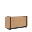 Ver imagem 4 de Buffet 4 Portas 160cm Copacabana Marrom/Freijó/Preto Fosco
