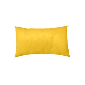 Almofada Baguete Retangular 30x50 Happy Line Decorativa de Oxford Barato Envio Rápido - Amarelo