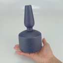 Ver imagem 2 de Vaso Galact Decorativo Cachepô Enfeite 18x10x10cm Cerâmica Azul