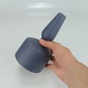Ver imagem 4 de Vaso Galact Decorativo Cachepô Enfeite 18x10x10cm Cerâmica Azul