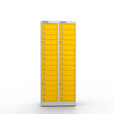 Ver imagem 2 de Armário de Aço Distribuidor 30 Portas - Nk 2415 Nilko Armários Amarelo Cadeado Padrão