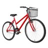 Bicicleta Feminina Aro 26 Mtb Alumínio Natural Cor Vermelha - 14