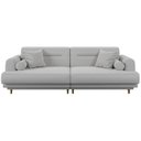 Ver imagem 2 de Sofá Living 4 Lugares Linho Cinza 2341 Lisboa 240cm