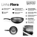 Ver imagem 7 de Frigideira Panela Wok Antiaderente 24cm 2,8l Mta Grafite