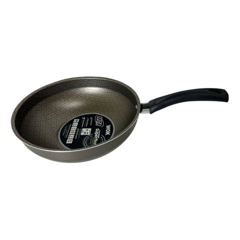 Frigideira Panela Wok Antiaderente 24cm 2,8l Mta Grafite