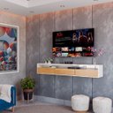 Ver imagem 2 de Rack Suspenso para TV Life 1.36 Nature com Off White - Móveisaqui