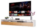 Ver imagem 1 de Rack Suspenso para Tv Life 1.36 Nature com Off White - Móveisaqui