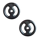 Ver imagem 2 de Kit com 2 Anilhas de Ferro Fundido de 5 Kg