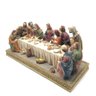 Imagem Santa Ceia Jesus e os Doze Apóstolos Resina 26 Cm - 3