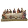 Imagem Santa Ceia Jesus e os Doze Apóstolos Resina 26 Cm - 2