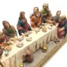 Imagem Santa Ceia Jesus e os Doze Apóstolos Resina 26 Cm - 4