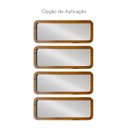 Ver imagem 4 de Kit 4 Espelhos Decorativos 65x25cm Retangular Poli
