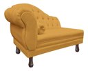 Ver imagem 2 de Recamier Divã Larissa 1,20cm Direito Sala Veludo:Mostarda/Liso