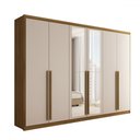 Ver imagem 3 de Guarda-roupa Casal Córdoba 6 Portas 6 Gavetas 100% Mdf com Espelho - Panorama Móveis